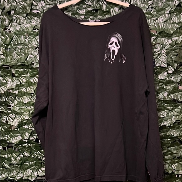 Altered Black Ghostface Horror Club Long Sleeve Shirt - Picture 4 of 5